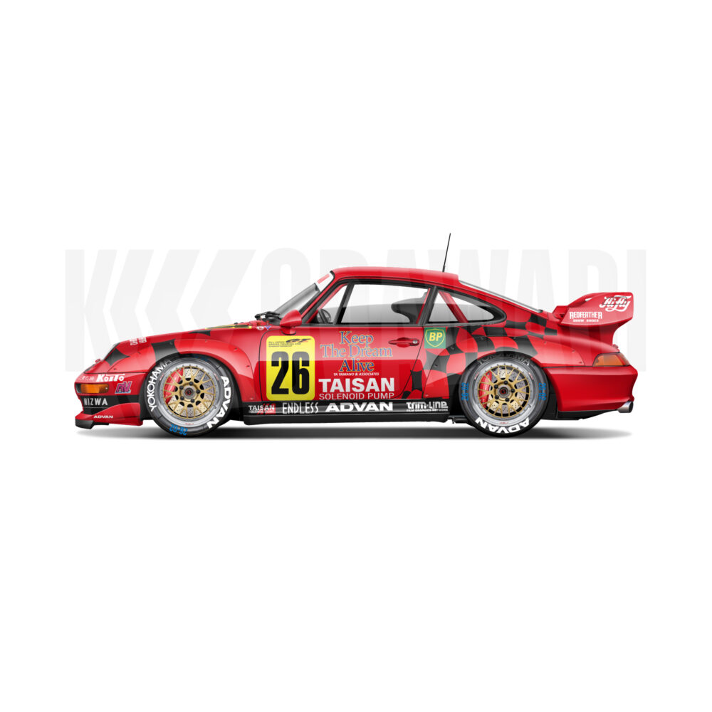 Porsche 911 993 GT2 JGTC GT300 TEAM TAISAN 1996 — KODAWARI© | Tous droits réservés