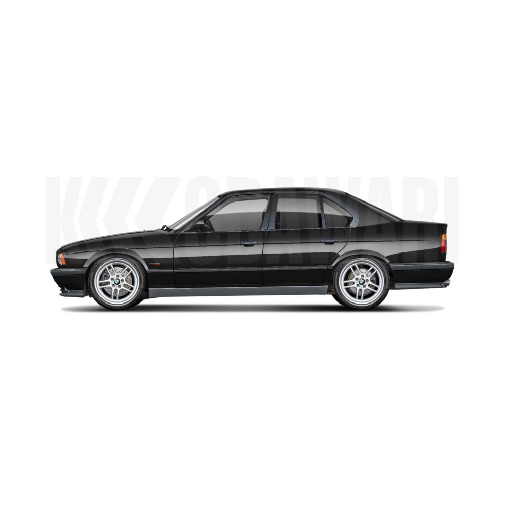 BMW M5 E34 Black — KODAWARI© | Tous droits réservés