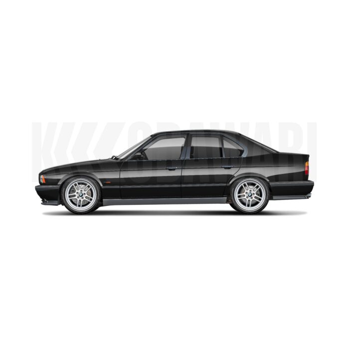 BMW M5 E34 Black — KODAWARI© | Tous droits réservés