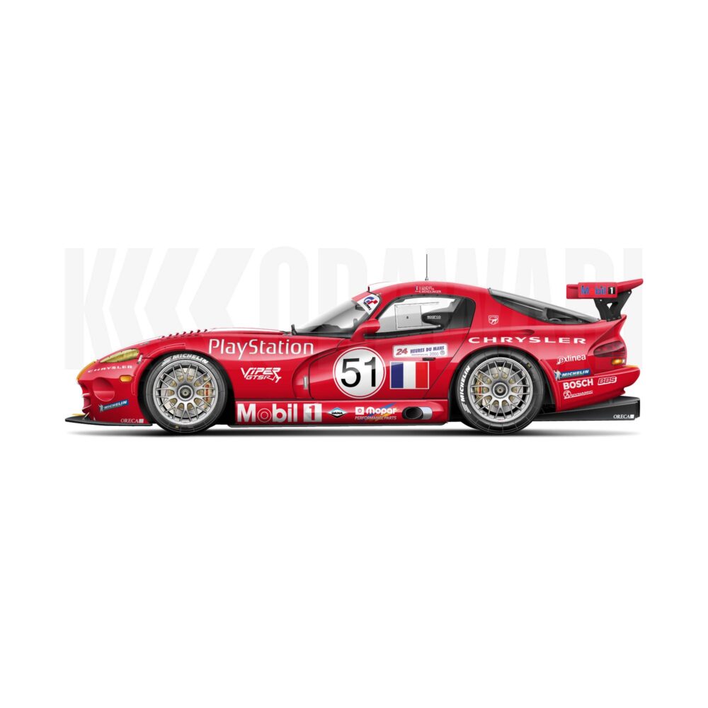 Dodge Viper GTSR Le Mans Oreca Red — KODAWARI© | Tous droits réservés