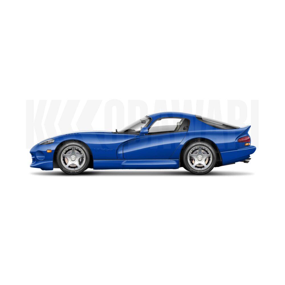 Dodge Viper GTS Blue White — KODAWARI© | Tous droits réservés