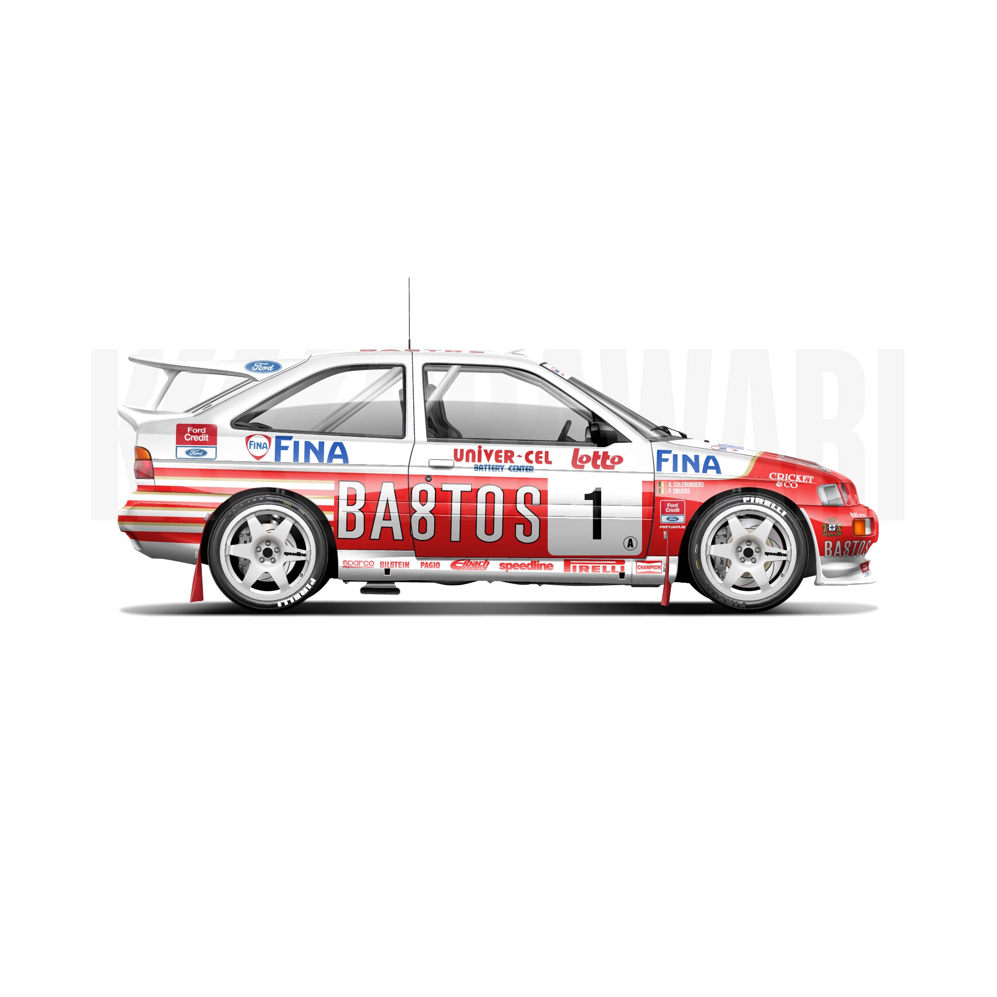 Ford Escort RS Cosworth Group A Snijers — KODAWARI© | Tous droits réservés