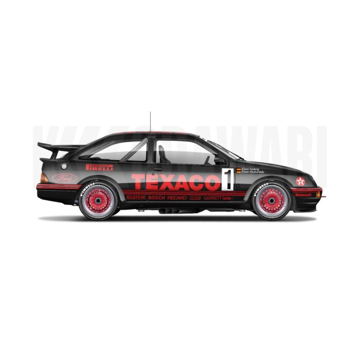 Ford Sierra Cosworth Group A TEXACO — KODAWARI© | Tous droits réservés