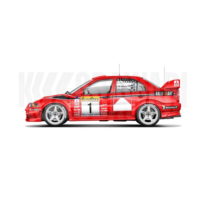 Mitsubishi Evolution 6 Group A Monte Carlo 1999 Makinen — KODAWARI© | Tous droits réservés