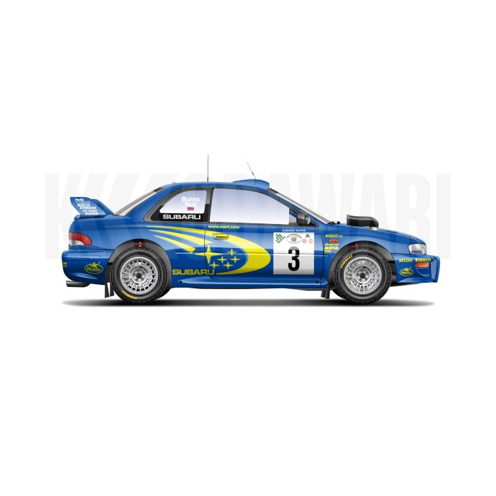 Subaru Impreza WRC Richard Burns Safari Rally 2000 winner — KODAWARI© | Tous droits réservés
