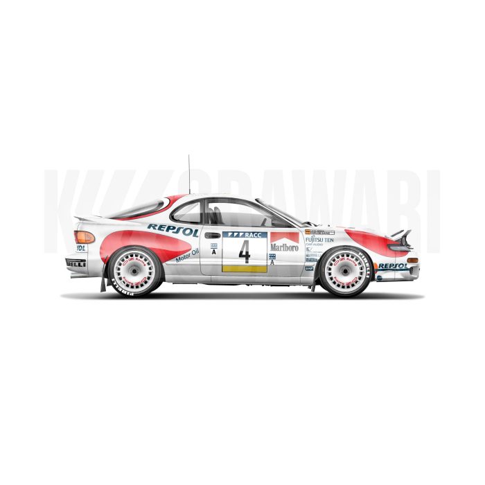 Toyota Celica ST185 Carlos Sainz Catalumya Rallye 1992 — KODAWARI© | Tous droits réservés